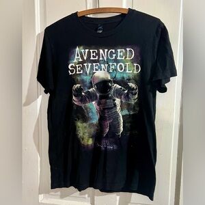 Tultex Avenged Sevenfold The Stage Spaceman Tour Shirt Adult Size Medium